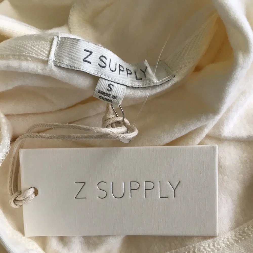 Z Supply Sophia pullover hoodie dress S New - Picture 4 of 5